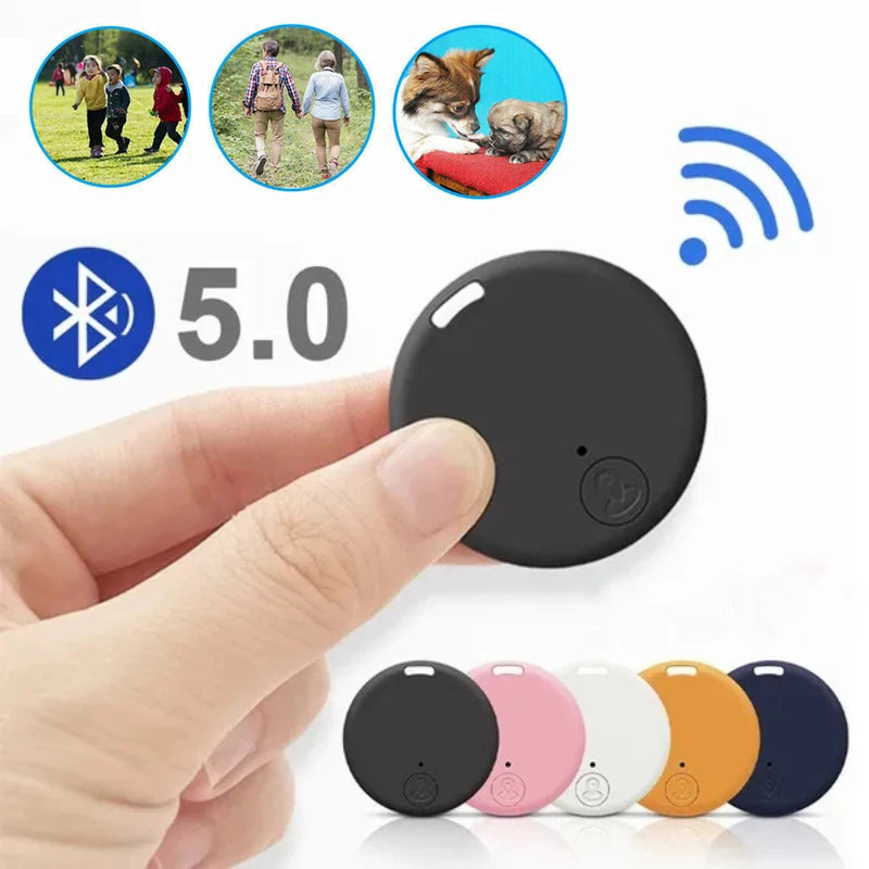 Bluetooth 5.0 Mini GPS Tracker - Anti-Lost Device for Pets, Children, Bags, and Wallets - Smart Finder Locator for iOS and Android