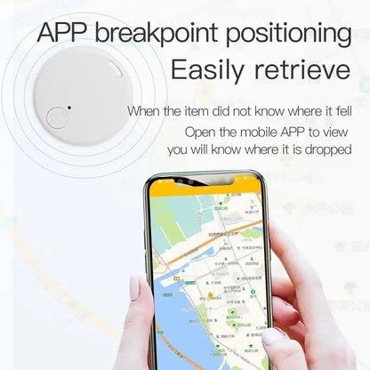 Bluetooth 5.0 Mini GPS Tracker - Anti-Lost Device for Pets, Children, Bags, and Wallets - Smart Finder Locator for iOS and Android