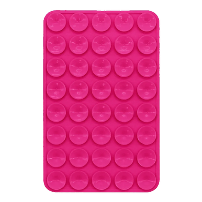 Set of 3 Double-Sided Silicone Suction Cup Phone Cases with Detachable Stand for Hands-Free Wall Mounting for Selfies and Videos
